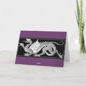 ドラゴングリーティングカード カード (裏面)