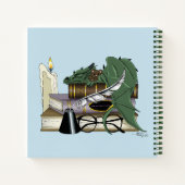 ドラゴングリーンの眠る本 ノートブック (裏面)