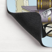 ドラゴングリーンの眠る本 マウスパッド (コーナー)