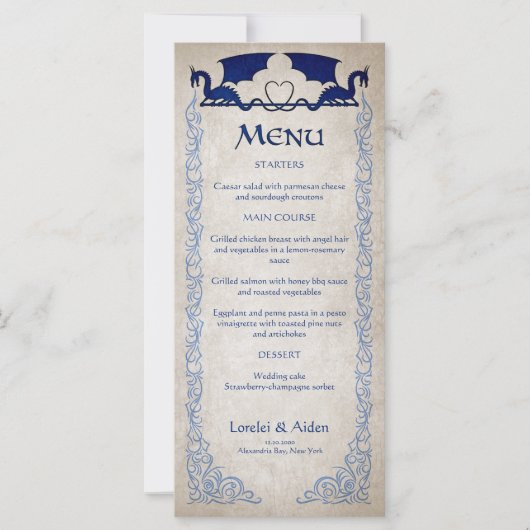 ドラゴンゲーマーファンタジーメニュー (正面)