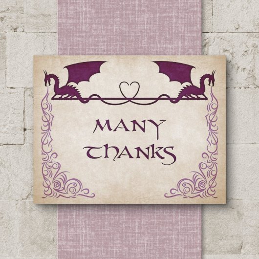 ドラゴンゲーマーファンタジー サンキューカード