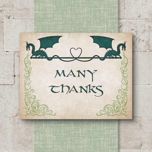 ドラゴンゲーマーファンタジー サンキューカード