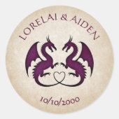 ドラゴンゲーマーファンタジー ラウンドシール (正面)