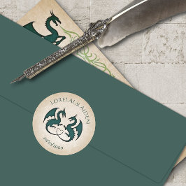 ドラゴンゲーマーファンタジー ラウンドシール