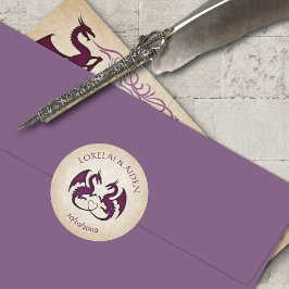 ドラゴンゲーマーファンタジー ラウンドシール