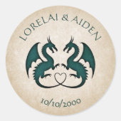 ドラゴンゲーマーファンタジー ラウンドシール (正面)