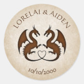 ドラゴンゲーマーファンタジー ラウンドシール (正面)