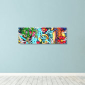 ドラゴンコイ キャンバスプリント (インサイチュ (ウッドフロア))