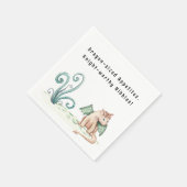 ドラゴンサイズの食欲、騎士に値するニブル！ スタンダードカクテルナプキン (角)