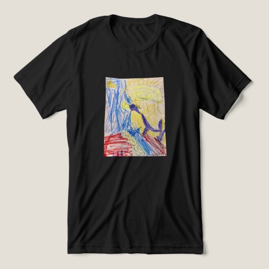 ドラゴンサンTシャツ トライブレンドTシャツ (デザイン正面)