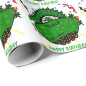 ドラゴンザ宇宙船子供の誕生日ラッピング ラッピングペーパー (ロールコーナー)