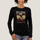 ドラゴンシャツ 立ち上がれ トライブレンドTシャツ (正面)