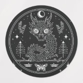 ドラゴンシールの詰め合わせ ラベル (デザイン1)