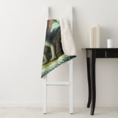 ドラゴンジャバーウォッキーかわいいファンタジークリーチャー芸術 シェルパブランケット (インサイチュ)