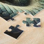 ドラゴンジャバーウォッキーかわいいファンタジークリーチャー芸術 ジグソーパズル (側面)