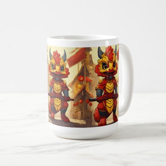 ドラゴンスカルマグ コーヒーマグカップ (正面右)