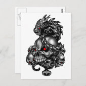 ドラゴンスカル ポストカード (正面/裏面)