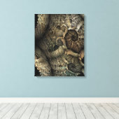 ドラゴンスキンフラクタル キャンバスプリント (インサイチュ (ウッドフロア))