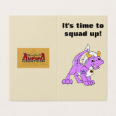 ドラゴンスクワッドドラゴンボートフェスティバルカード (外部フラット)