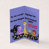 ドラゴンスクワッドドラゴンボートフェスティバルカード (内部)