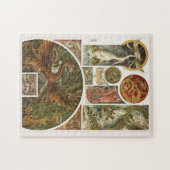 ドラゴンスケッチ、アールヌーボーバイアントンシーダージグソー ジグソーパズル (横)