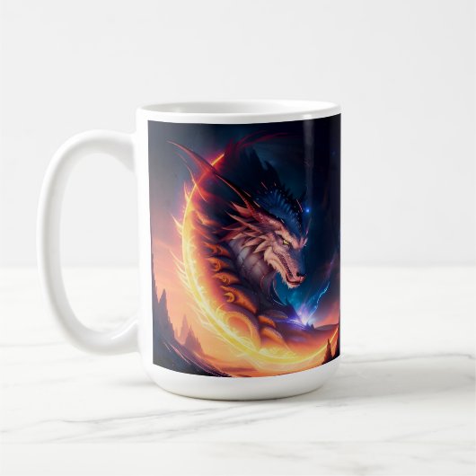 ドラゴンスケープ火の夜 コーヒーマグカップ (左)