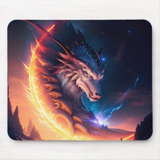 ドラゴンスケープ火の夜 マウスパッド (正面)