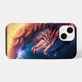 ドラゴンスケープ火の夜 iPhoneケース (裏面横)