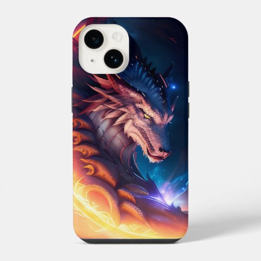 ドラゴンスケープ火の夜 iPhoneケース (裏面)