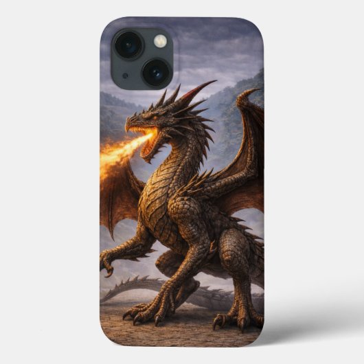 ドラゴンスケール柄フォンケース Case-Mate iPhoneケース (裏面)