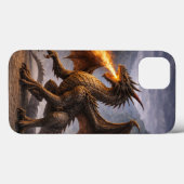 ドラゴンスケール柄フォンケース Case-Mate iPhoneケース (裏面 (横))