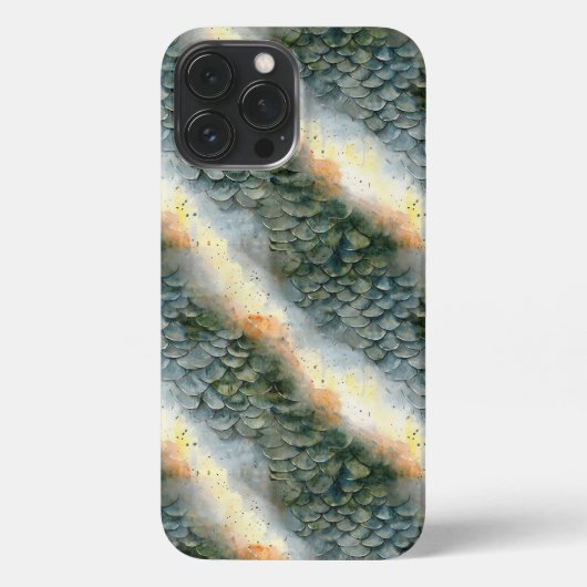 ドラゴンスケール電話ケース iPhoneケース (裏面)