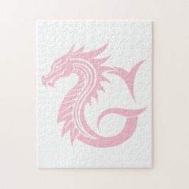 ドラゴンスタイルの文字G、ドラゴンアルファベット、モノグラム ジグソーパズル