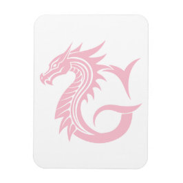 ドラゴンスタイルの文字G、ドラゴンアルファベット、モノグラム マグネット