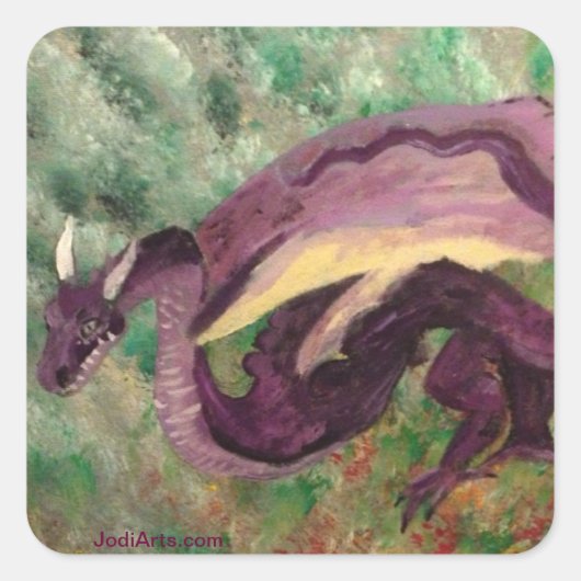 ドラゴンスティッカー スクエアシール (正面)