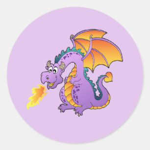 ドラゴンスティッカー ラウンドシール
