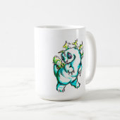 ドラゴンステイン-ボタン マグカップ (正面右)