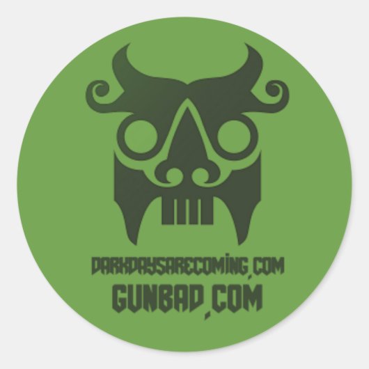 ドラゴンステッカー ラウンドシール (正面)