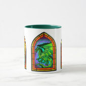 ドラゴンステンドグラス窓マグカップ マグカップ (中央)