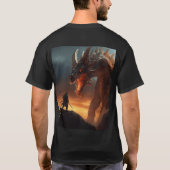 「ドラゴンストライク・オン・ザ・マウンテン」 Tシャツ (裏面)