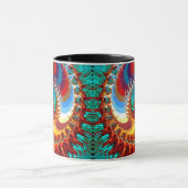 ドラゴンスパイラルフラカラフルクタル マグカップ (中央)