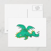 ドラゴンスリーピング ポストカード (正面/裏面)