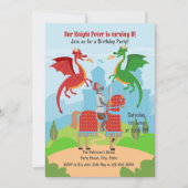 ドラゴンスレイヤナイトストーリーバースデーパーティー 招待状 (正面)