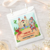 ドラゴンスレイヤナイトボーイバースデーパーティー フェイバーバッグ (クリップ留めされた状態)