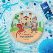 ドラゴンスレイヤナイトボーイバースデーパーティー ペーパープレート (パーティー)