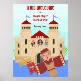 ドラゴンスレイヤナイトボーイバースデーパーティー ポスター