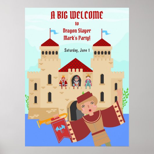 ドラゴンスレイヤナイトボーイバースデーパーティー ポスター (正面)