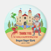 ドラゴンスレイヤナイトボーイバースデーパーティー マグネット (正面)