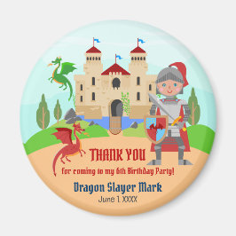 ドラゴンスレイヤナイトボーイバースデーパーティー マグネット