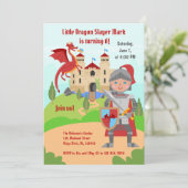 ドラゴンスレイヤナイトボーイバースデーパーティー 招待状 (スタンド正面)